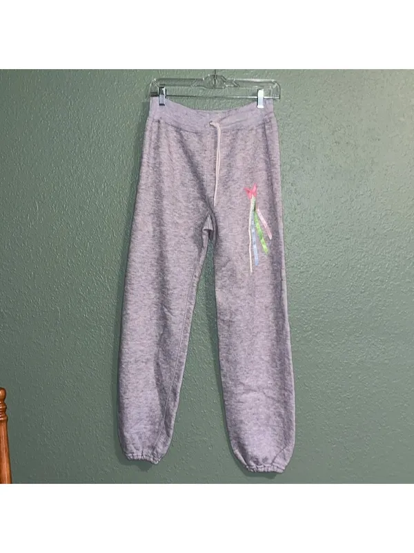 Vintage Butterfly Sweatpants 90s cottagecore granny boho pastel - Image 3