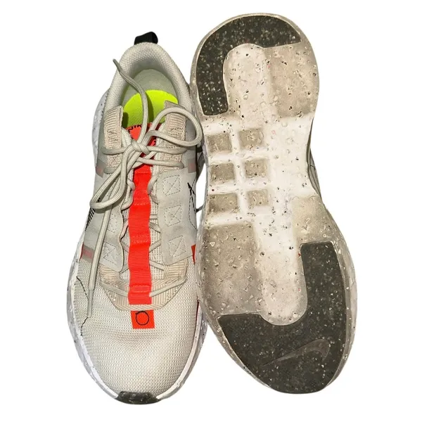 Nike‎ Crater Impact Sneakers Women's 9.5 Light Bone Crimson Sustainable Shoes - Image 8