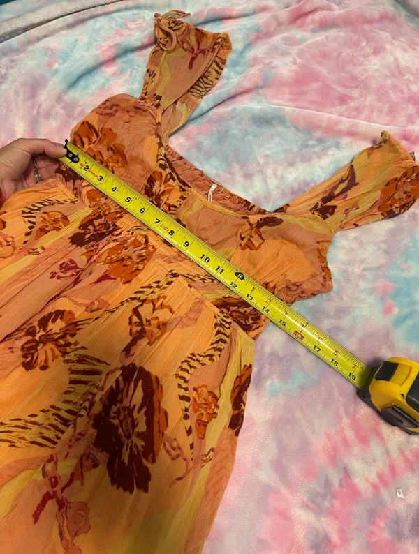Free people Vernon mini dress M read desc - Image 8