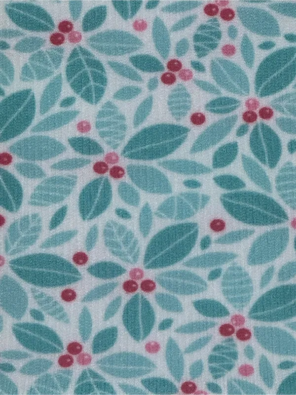 CUTIFUL Super Soft Graduated Compression Socks OS Teal Holly Pattern NEW Pink - Image 3