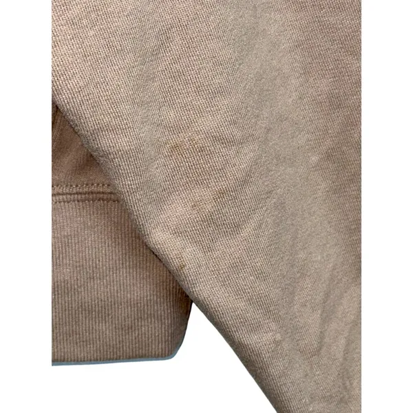 Abercrombie & Fitch Soft AF Essential Tan Long Sleeve Sweatshirt Womens Size S - Image 7