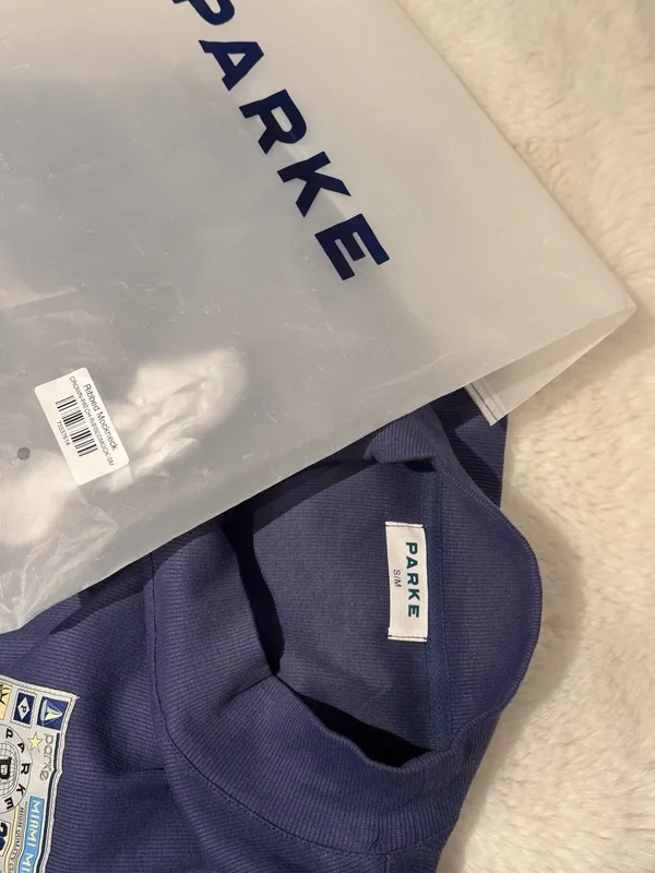 Parke Ribbed Pullover w/ Nostalgia Patch – Crown – S/M – NWT – Sold Out Online - Image 5