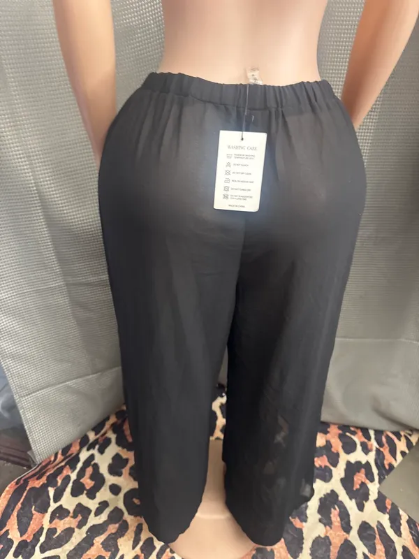 New size medium bikini cover-up pants it opens on the front of the legs - Image 4