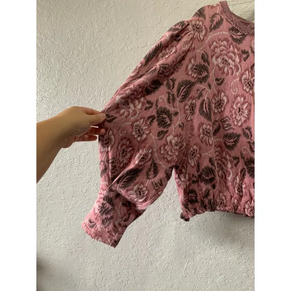 Free People No Ordinary Top Smoked Pink Combo Size L NWT BOHO - Image 4
