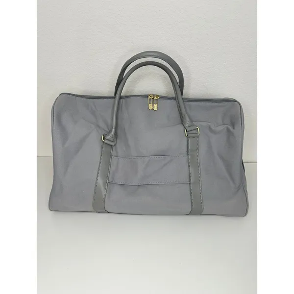 PROTEGE Weekender Duffel Bag 22‑Inch Silver Gray Spacious Travel Tote NEW w/Tags - Image 7