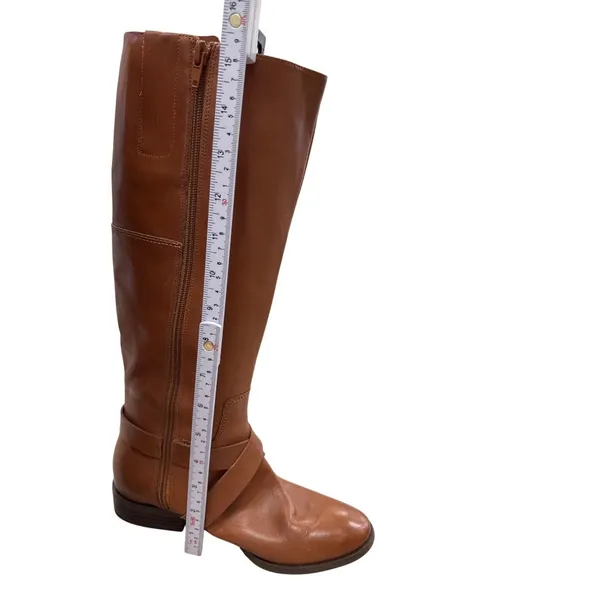Nine West Womens Brown Knee-High Riding Leather Boots 6.5M SKU 7435 - Image 2