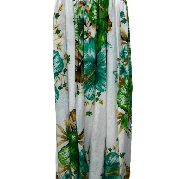 Women Floral Dress Small Cottagecore Tropical Smocked Midi Lightweight Vacation - Image 4