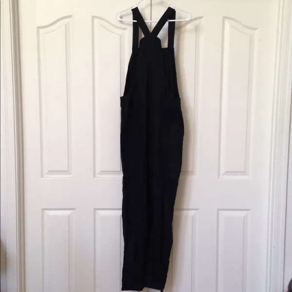 FINAL MARKDOWN Women's Raiment Fashions Black Overalls, Small - Image 7