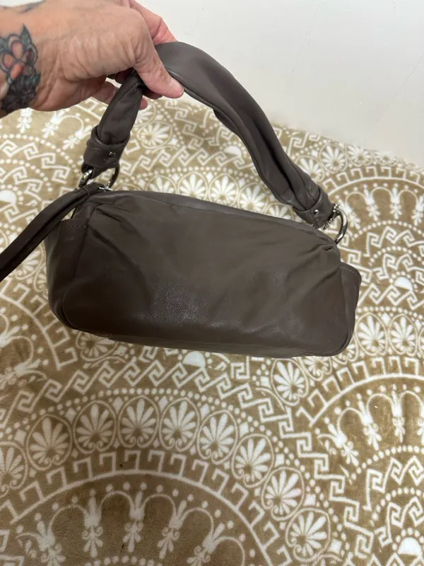 Coach Y2k Parker Taupe Soho Pleated Leather Hobo Bag 13442 - Image 9