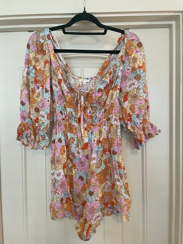Floral Romper Multi - Image 3