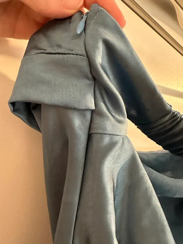 Amazon Satin Silk Backless Tube Top Maxi Dress - Image 7