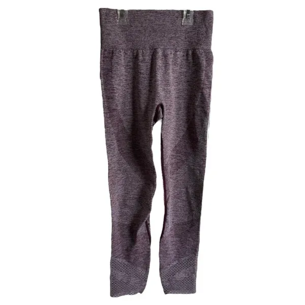 PINK Victoria's Secret‎ Seamless High Rise Leggings XS Heathered Mauve Mesh - Image 5