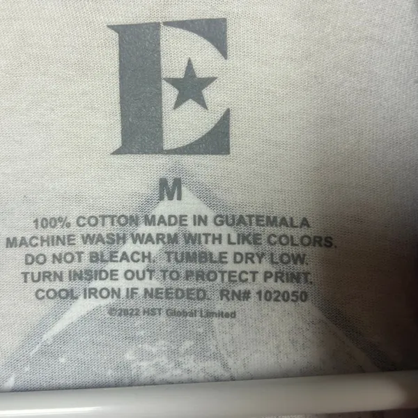 Elton John Raglan Tee size M - Image 3
