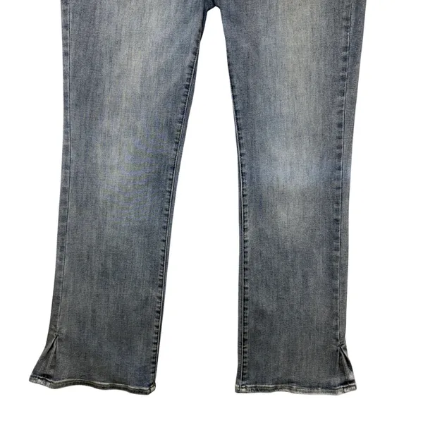 NYDJ Barbara Bootcut Jeans Womens 14 Blue Medium Wash Lift Tuck Stretch‎ Denim - Image 4