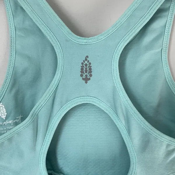 Free People FP Movement Every Single Time Runsie Bodysuit Cascade Blue Size M/L - Image 5