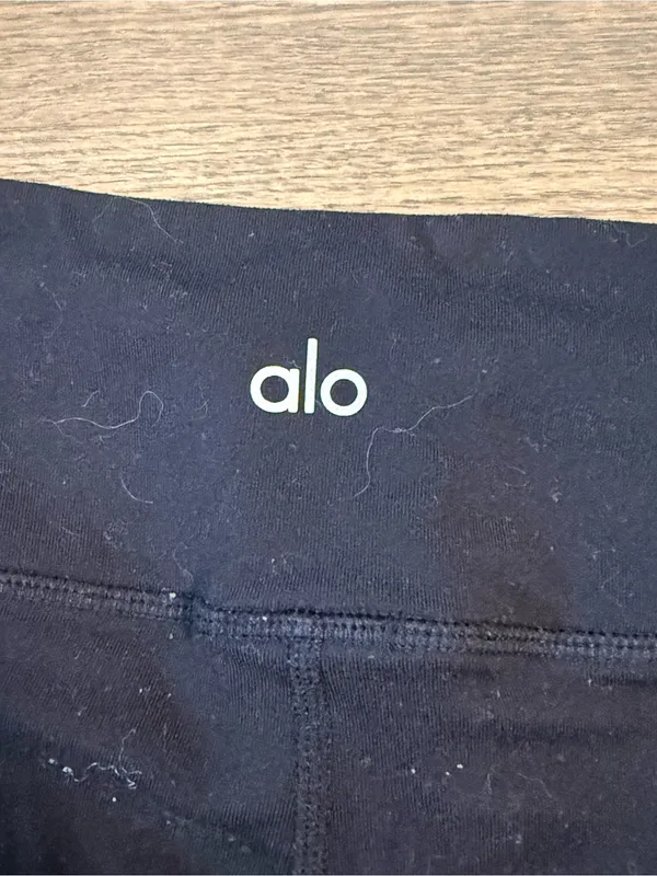 Alo Yoga Moto Black Leggings Size Small - Image 3