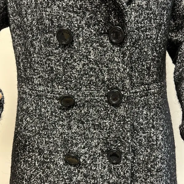 Calvin Klein Double Breasted Wool Pea Coat size 6 - Image 4