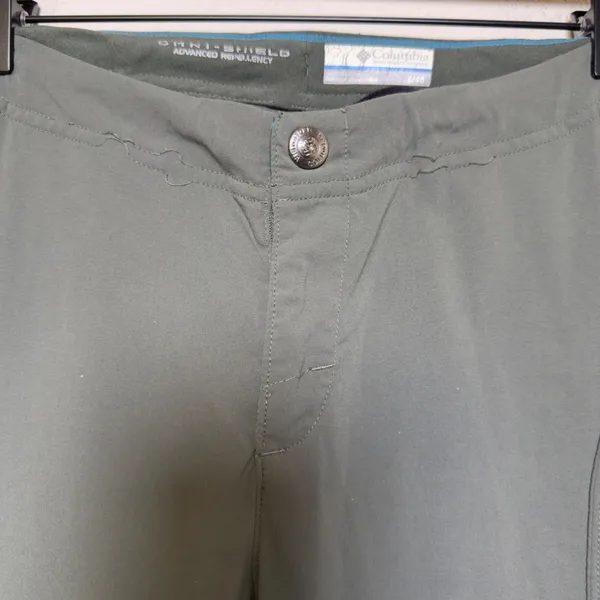 Columbia Women Pants 8 Green Omni-Shield Hiking Outdoor Cargo Trail Stretch - Image 4