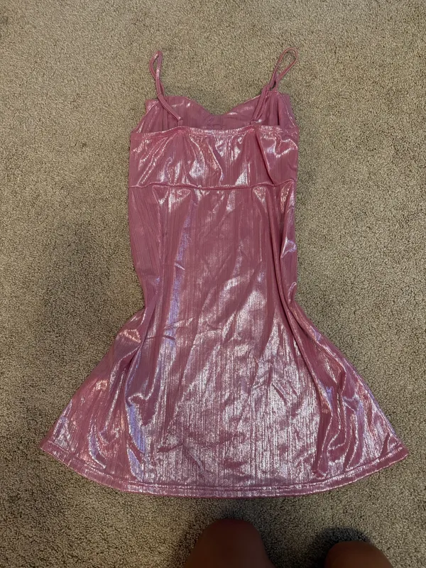 Cute pink bow dress summer dress - Image 2