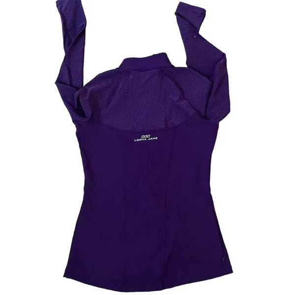 Lorna Jane Women's Purple Full Zip Activewear Jacket Size S Running Hiking Gym - Image 5
