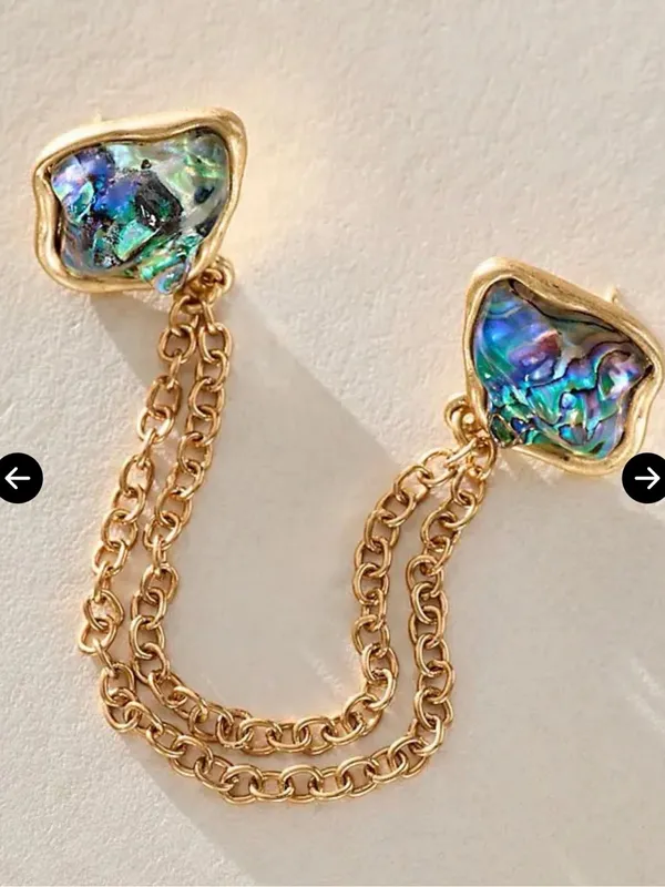Free People new abalone stone brooch $20 - Image 2
