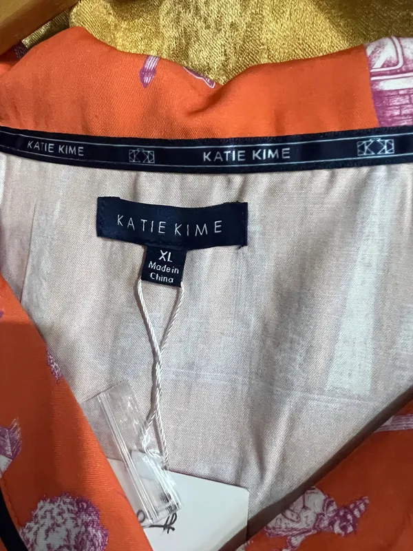 Katie Kime PJ’s Orange Size XL - Image 3