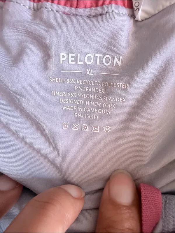 Peloton Women’s Rose Pink Athletic Shorts - Image 7