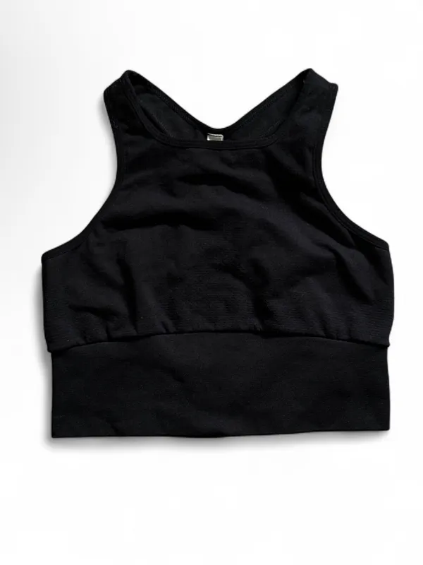 Free People Movement Every Single Time Sports Bra Women's XS/S Black Racerback - Image 3