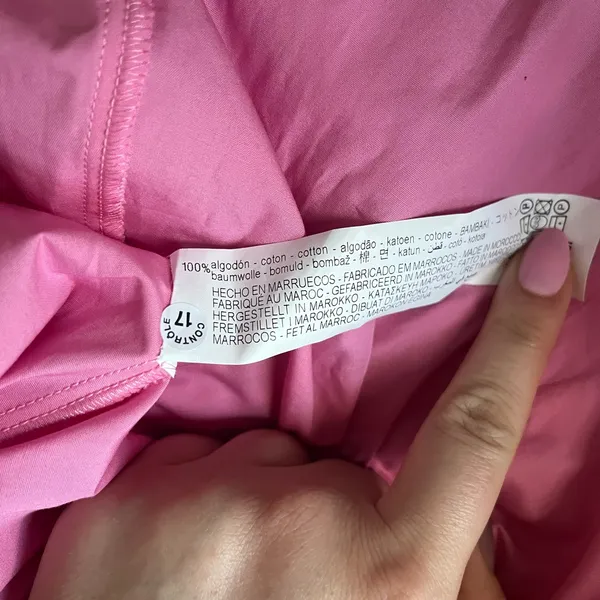 Zara Pink Mini Dress - Image 6