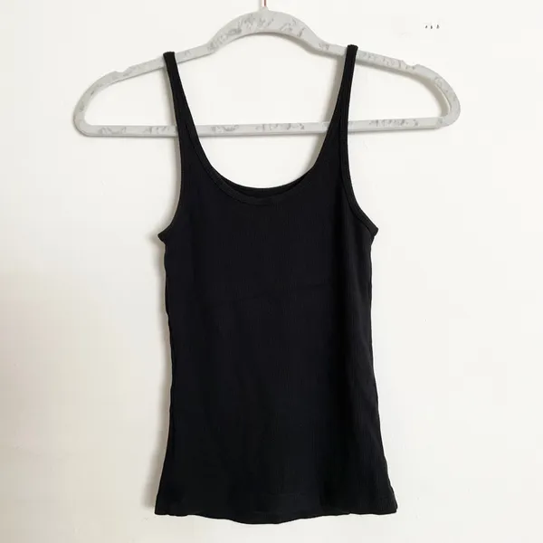 Alo Yoga Ribbed Prosper Tank Black XS - Image 4