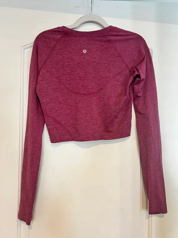 Swiftly Tech Cropped Long-Sleeve Shirt - Image 2