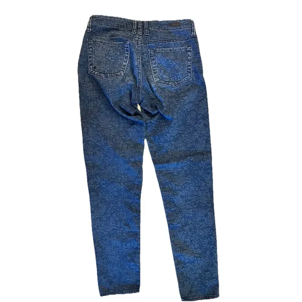 Kut from the Kloth Womens Diana Skinny Jeans Size 2 Blue‎ Floral Stretch Denim - Image 5