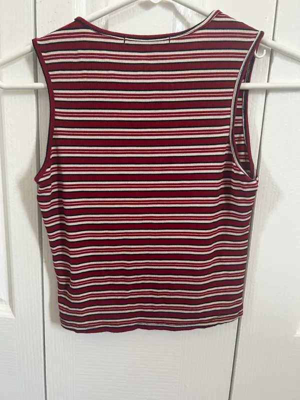 Red Striped  Tank - Image 3