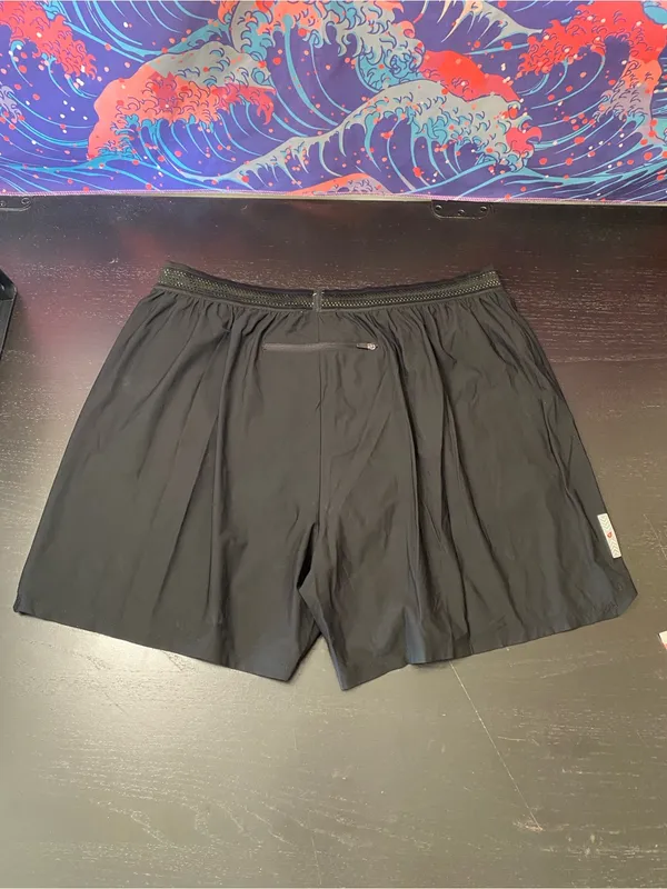 Baleaf Black Athletic Shorts with Logo - Image 8