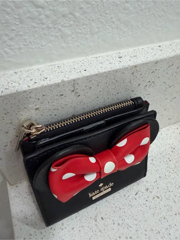 Kate Spade Disney Limited Edition Minnie Mouse Adalyn Leather Wallet - Image 2