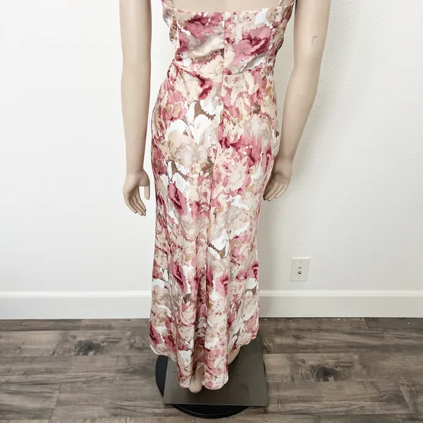 [Selfie Leslie] Lake Como Abstract Rose Floral Print Cami Midi Dress NWT Size XL - Image 5