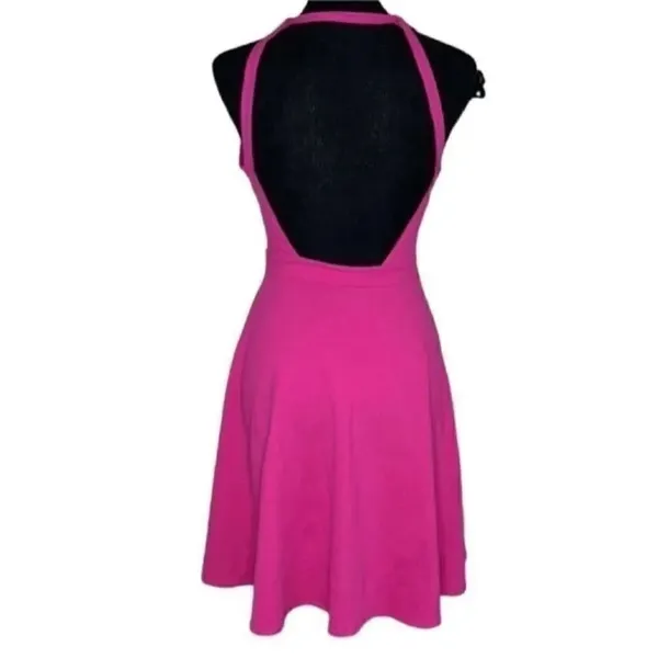 Susana Monaco Fuschia Pink Mini Dress(Size Small) - Image 2