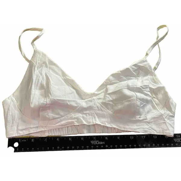 Princess Polly Boho Y2K Fairy Cottagecore Coquette White Bralette Top size 4 NWT - Image 4