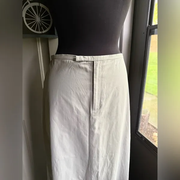 Vintage 2000 Y2K Banana Republic maxi minimalist skirt, size 8 - Image 4