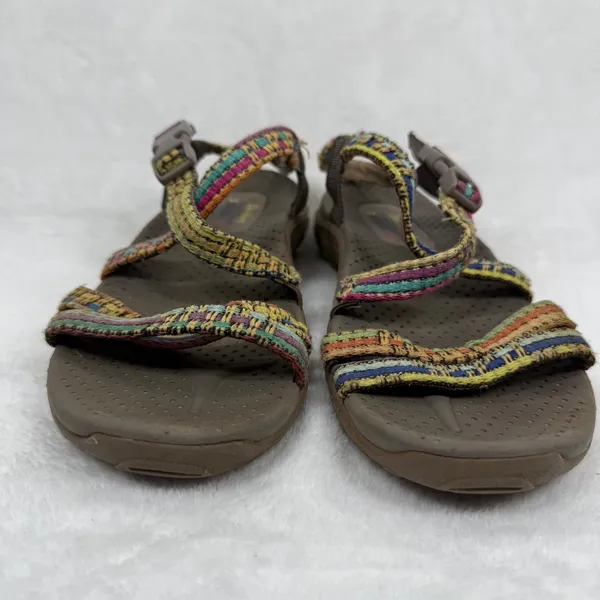 Skechers Outdoor Lifestyle Brown‎ Multicolor Woven Strappy Hiking Sandals est 7 - Image 2