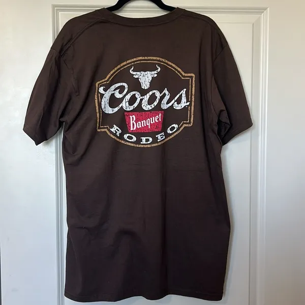 Coors Banquet Logo Short Sleeve Graphic T-Shirt - Image 5