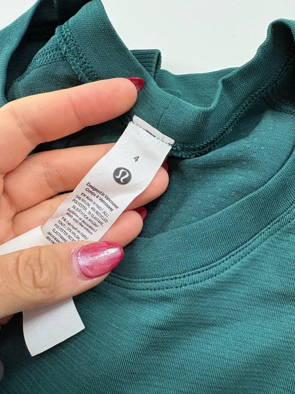 Lululemon Storm Teal Swiftly Tech Short Sleeve Shirt 2.0 - Image 2