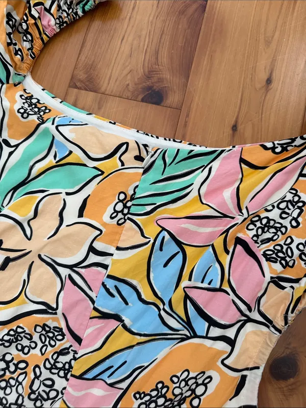 ASTR the Label mini talula tropical papaya dress medium - Image 11