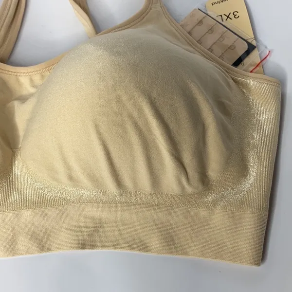 NWT Truekind daily comfort wirefree shaper bra nude size‎ 3XL - Image 3