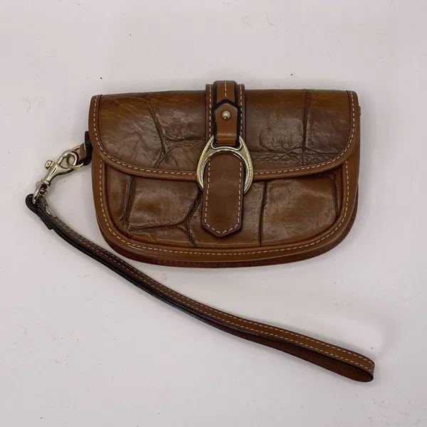 Dooney & Bourke Clutch Wallet Brown Leather - Image 3