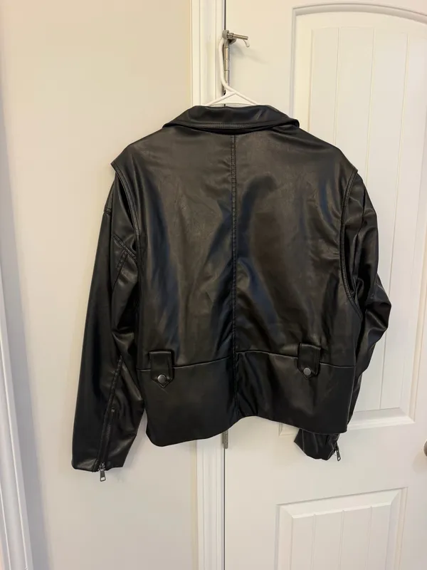 Leather Jacket Forever 21 - Image 6