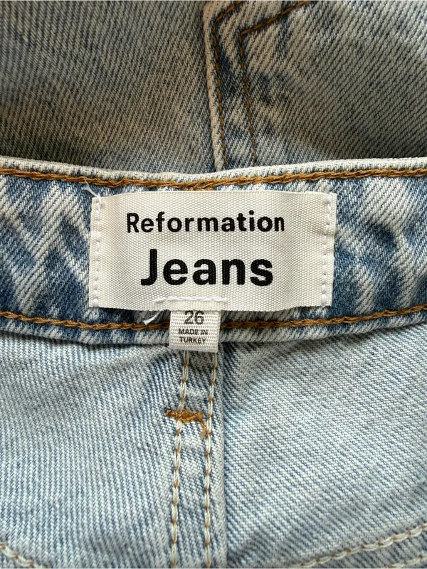 Reformation Cynthia High Rise Straight Jeans - Image 8