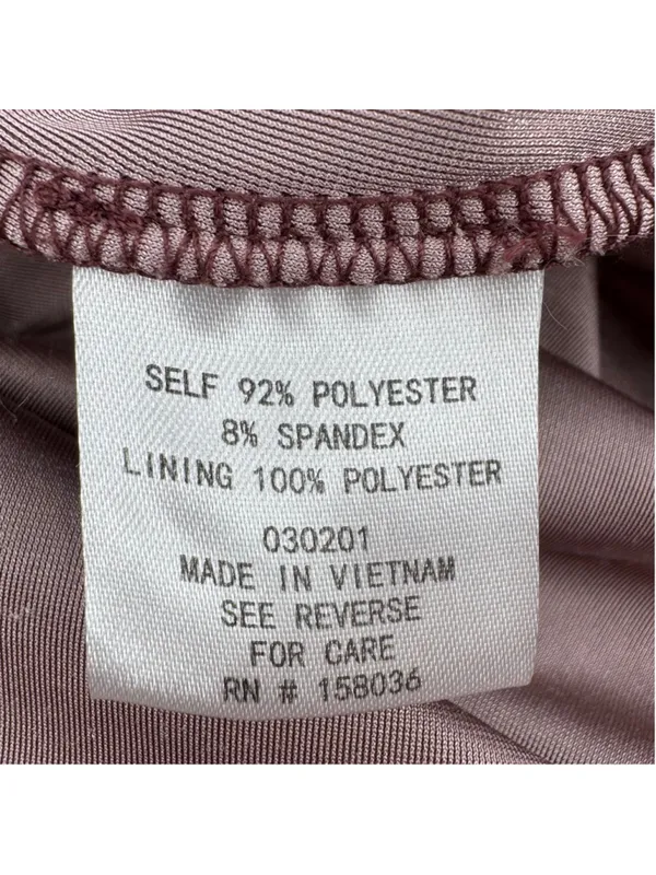 Birdy Grey Hannah Stretch Velvet Bridesmaid Dress XXL Desert Rose Mauve Pink - Image 6