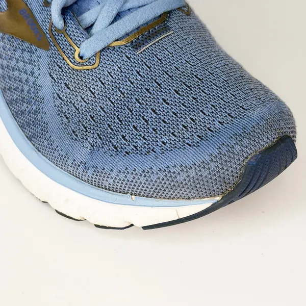 Brooks Glycerin 19 Running Sneakers Shoes Athletic Gym Blue Gold Women 8 - Image 9