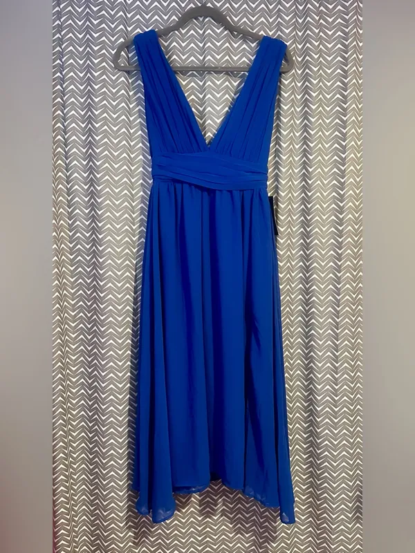 NWT Lulus | Heavenly Hues Royal Blue Maxi Dress, Size XS - Image 4